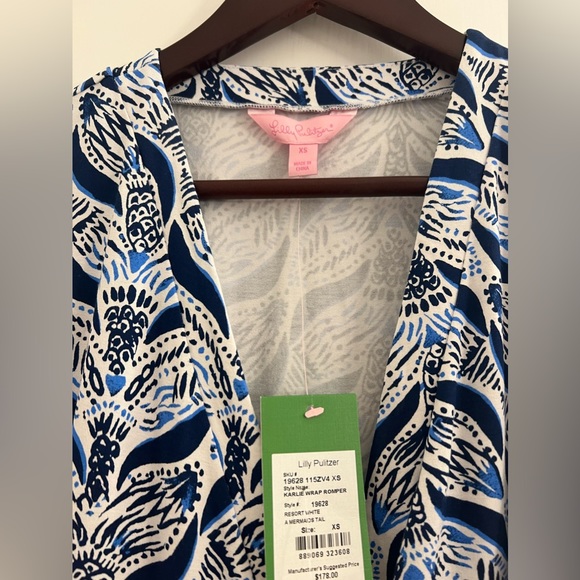 Lily Pulitzer Karlie Wrap Romper - Picture 2 of 7